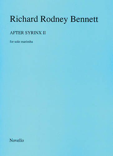 After Syrinx No. 2 : For Solo Marimba.