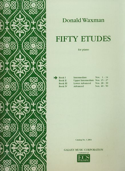 Fifty Etudes, Book 1 : For Piano.