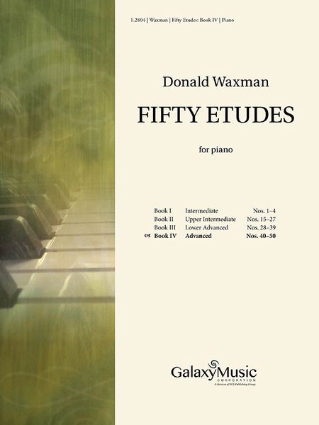 Fifty Etudes, Book 4 : For Piano.
