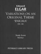 Variations On An Original Theme, Op. 36 (Enigma) : For Orchestra.
