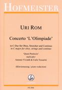 Concerto - l'Olimpiade : Für Oboe, Streicher und Continuo - Piano reduction.