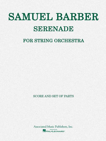 Serenade For Strings : For String Orchestra.