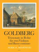 Triosonate In B-Dur : Für Zwei Violinen und Basso Continuo / edited by Harry Joelson.