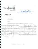 Quartet : For Percussion (2013).