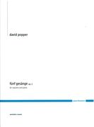 Fünf Gesänge, Op. 2 : For Soprano and Piano / edited by Martin Rummel.