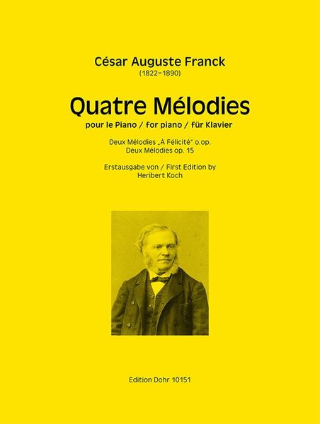 4 Mélodies : For Piano.