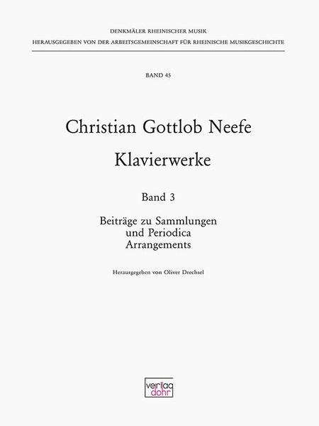 Klavierwerke, Vol. 3.