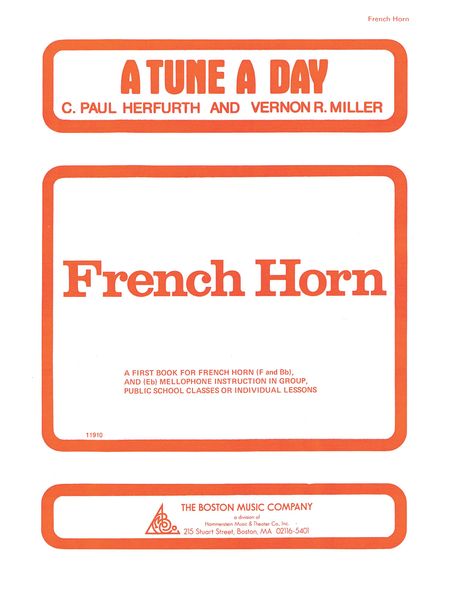 A Tune A Day : French Horn.
