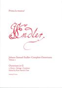 Ouverture In G : For 2 Horns, Strings and Continuo / edited by Kim Patrick Clow.
