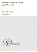Bassoon Concerto In F Major (Kapm Jiranek 18) : For Bassoon, Strings & Basso Continuo.