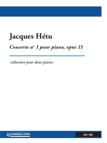 Concerto No. 1, Op. 15 : Pour Piano Et Orchestre. Avance.