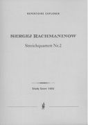 String Quartet No. 2 (1896) / edited by Lucien Beschiu.