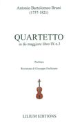 Quartetto In Do Maggiore, Libro IX, N. 3 / edited by Giuseppe Fochesato.