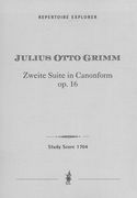 Zweite Suite In Canonform, Op. 16 : Für Orchester.