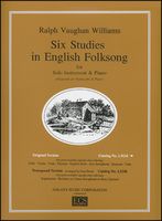 Six Studies In English Folksong : For Solo Instrument and Piano / arranged by Paul Droste.