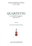 Quartetto In Si Bemolle Maggiore, Libro IV, N. 3 / edited by Giuseppe Fochesato.