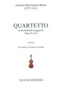 Quartetto In Mi Bemolle Maggiore, Libro IV, N. 4 / edited by Giuseppe Fochesato.