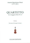 Quartetto In Re Maggiore, Libro IV, N. 5 / edited by Giuseppe Fochesato.