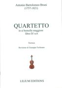 Quartetto In Si Bemolle Maggiore, Libro IV, N. 6 / edited by Giuseppe Fochesato.