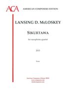 Sikurtawa : For Saxophone Quartet (2015).