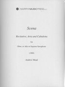 Scena : For Oboe, Or Alto Or Soprano Saxophone (1989).
