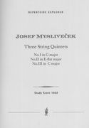 Tri Smyccové Kvintety = Three String Quintets.