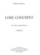 Lyric Concerto : For Flute and Orchestra (1992-93).