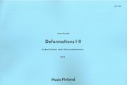 Deformations I-II : For Bass Clarinet, Cello, Piano and Electronics (2015).