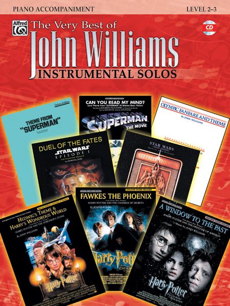 Very Best Of John Williams - Instrumental Solos : Piano Accompaniment.