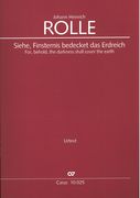 Siehe, Finsternis Bedecket Das Erdreich : Kantate Zum Weihnachtsfest / edited by Eberhard Hofmann.