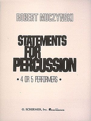 Statements : For Percussion.