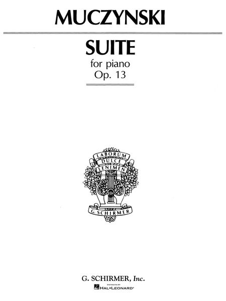 Suite, Op. 13 : For Piano.