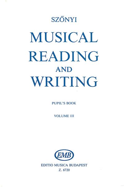 Musical Reading and Writing : Pupil's Book, Vol. 3.