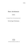 Aria : For Soprano, Flute, Percussion, Harp and Cello (1979).