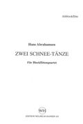 Zwei Schnee-Tänze : Für Blockflötenquartet (1985).