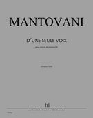 D'un Seule Voix : Pour Violon Et Violoncelle.