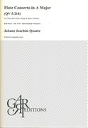 Flute Concerto In A Major (Qv 5:218) : For Transverse Flute, Strings and Basso Continuo.