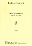Trois Nocturnes : For Flute, Viola, and Harp.