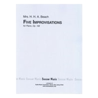 Five Improvisations, Op. 148 : For Piano.