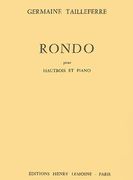 Rondo : Pour Hautbois Et Piano.