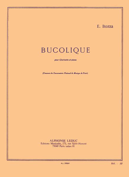 Bucolique : For Clarinet and Piano.