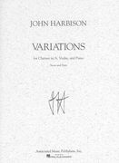 Variations : For Violin, Clarinet In A and Piano.