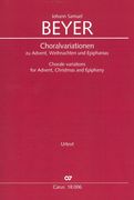 Choralvariationen Zu Advent, Weihnachten und Epiphanias : Für Orgel / Ed. Eberhard Hofmann.
