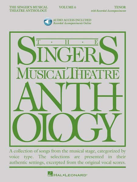 The Singer's Musical Theatre Anthology, Vol. 6 : For Tenor.
