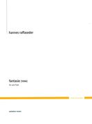 Fantasie : For Solo Flute (1996).