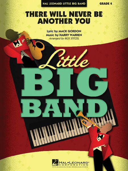 There Will Never Be Another You : For Jazz Ensemble / arranged by Rick Stitzel.
