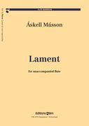Lament : For Unaccompanied Flute.