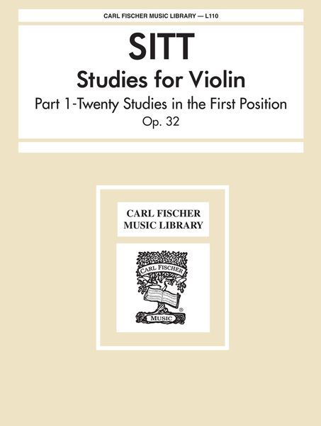 Studies Studies For Violin, Op. 32 Part I / edited by Gustave Saenger.