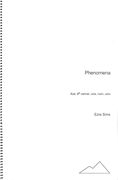 Phenomena : For Flute, Clarinet, Violin, Viola and Cello (1981).
