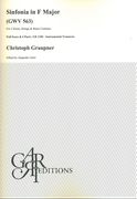 Sinfonia In F Major, GWV 563 : For 2 Horns, Strings and Basso Continuo / edited by Alejandro Garri.